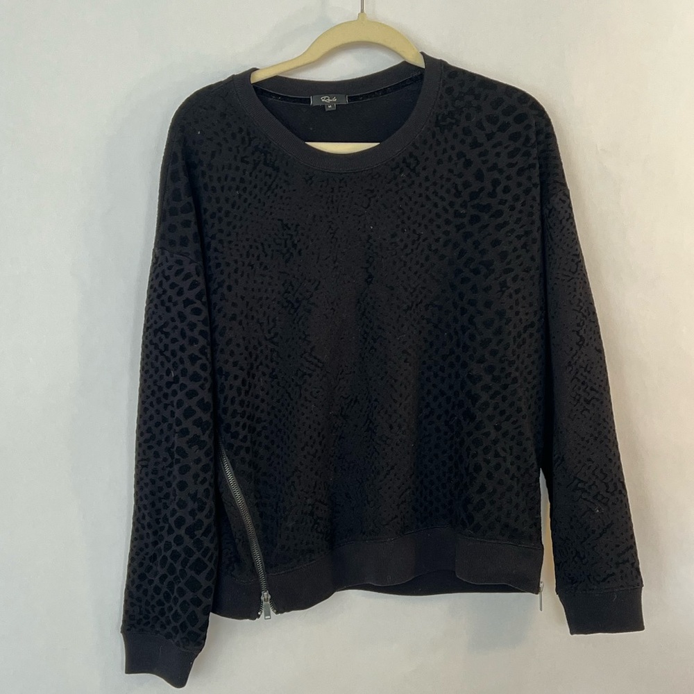 Rails Sweater With Print And Zipper Sides - image 1